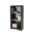 thumbnail image 3 of CorLiving Quadra Engineered Wood 3-Tier Shelf Adult Standard Bookcase with 2 Adjustable Shelves, 3 of 4