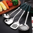 thumbnail image 1 of Wzzjkit Stainless Steel Spatulas Ladle Set, Kitchenware Set Cooking Spoon Shovel, Kitchen Spatulas for Nonstick Cookware, Dishwasher Safe, Easy to Clean, 1 of 3