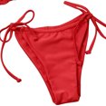 thumbnail image 5 of Gupgi Ensemble de Natation Uni pour Femmes, Haut de Bikini à Lanières + Culottes à Lacets, 5 of 5
