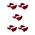 thumbnail image 3 of Baohd Style With Sweat Absorbent Women Accessories Lightweight And Durable Hair Bands Wine Red 5Set, 3 of 6