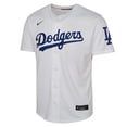 thumbnail image 1 of Youth Los Angeles Dodgers MLB Home White Limited Jersey, 1 of 1