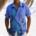 thumbnail image 2 of DGMIOCS Chemise Classique pour Homme Coupe Classique Coupe Classique Confortable Chemise Passe-Partout Bleu P, 2 of 4