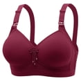 thumbnail image 1 of Compression Bra for Women Stretchy Sports Bras for Women Women's Oversized Non Steel Hoop Sweat Wicking Breathable And Beautiful Back Without Steel Hoop Gathering Bra With Adjustable Upper Support For, 1 of 4
