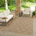 thumbnail image 4 of Rug Branch Hogar Abstract Indoor Outdoor Area Rug, Brown Beige, Modern - Living Room, Bedroom, Dining Room, and Kitchen, 4 of 7