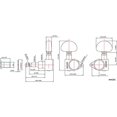 thumbnail image 3 of Grover 10218G-U Ensemble Radio et Guitare Rotative 18-1, Or, 3 of 4