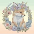 thumbnail image 4 of DIAMOND DOTZ® Floral Garland Fox Special Edition Diamond Painting Kit, 4 of 7