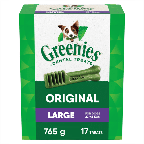 Gâteries dentaires naturelles pour chiens adultes GREENIES Original GRAND format