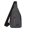 thumbnail image 2 of Ovzne Fashionable Embroidery Diamond Shoulder Crossbody Bag Large Capacity Watertight Backpack With Data Hole On Clearance, 2 of 6