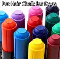 thumbnail image 3 of Pet Hair Chalk for Dogs, 6/12 Colors Temporary Washable Color Pens, Hair Chalk Painting Set, Easy to Apply, Bright Color for Cats Dogs and Horses (12color), 3 of 7