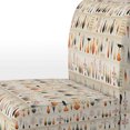 thumbnail image 4 of Designart « Sophistication dans le Style Moderne Danois II » Fauteuil d'Appoint Rembourré Orange de Style Mi-Siècle - Fauteuil à Accoudoirs Moderne Mi-Siècle pour Chambre, 4 of 7