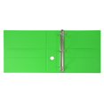 thumbnail image 4 of Pen + Gear 2" Deluxe View Vinyl Binder, O-Ring, GREEN, 4 of 4