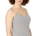 thumbnail image 4 of Hanes Camisole en Coton Extensible pour Femmes avec Soutien-Gorge Intégré, m, Gris Chiné, 4 of 5
