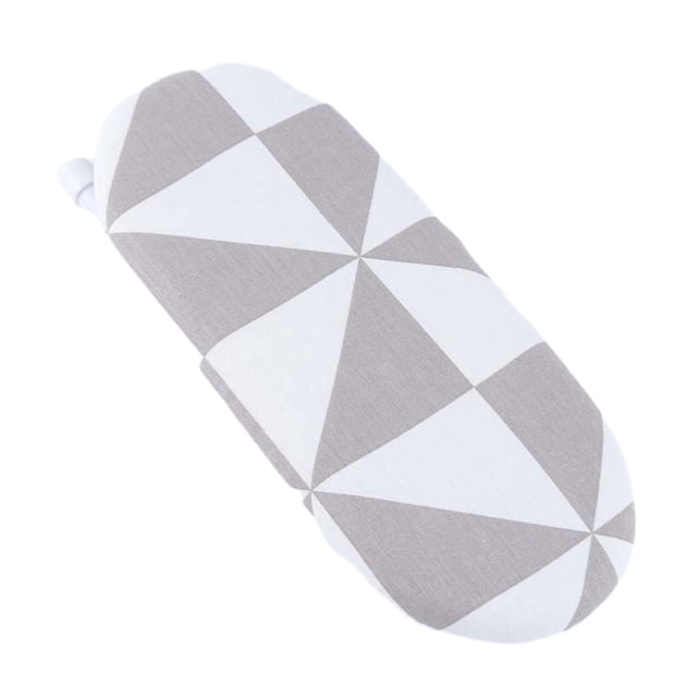 Mini Ironing Board with Iron Board Cover Portable Tabletop Iron Board Auxiliary triangular plaid