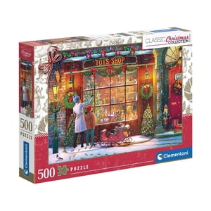 Clementoni - 500 pièce Puzzle - Boutique de jouets anciens - Fabriqué en Italie