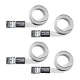 thumbnail image 2 of Boucles de Sangles - Sangles d'Arrimage à Serrage, cAM cargo Utilitaires - 1 Sangle Grand Robuste (72 cAM - Lot de 4, Blanc), 2 of 4