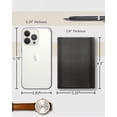 thumbnail image 4 of Trifold Wallets For Men RFID - Leather Slim Mens Wallet With ID Window Front Pocket Wallet Gifts For Men, 4 of 6