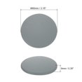 thumbnail image 2 of Uxcell 4Pcs Door Stopper Wall Protector, 80mm Self Adhesive Bumper, Gray, 2 of 6