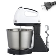 Binwennn Stand Mixer Classic Stand And Hand Mixer Adjustable Stainless Steel Whisk Mixer For Frosting Meringue Dough Eggs Batter Salon Color Bowls Crank Hand Mixer Kids Baking Utensils Whisker for