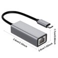thumbnail image 2 of WIFKLSIIPG vers USB Adaptateur USB C vers / Adaptateur USB 3.0 vers / Adaptateur Réseau LAN vers / Adaptateur USB Type C Convertisseur de Réseau Gigabit, 2 of 3