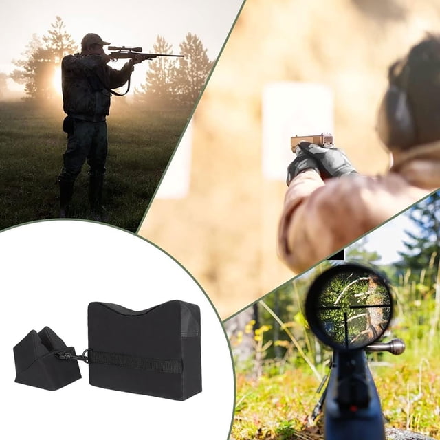 Shooting Sandbag Stabilizer for Enhanced Accuracy and Stability Durable Cloth Construction Absorption