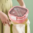 thumbnail image 1 of EGNMCR Lunch Box Kids,Bento Box Adult Lunch Box,Lunch Containers For Adults/Kids/Toddler,1200ML-5 Compartment Bento Lunch Box,Built-In Reusable Spoon & BPA-Free, Mother's Day Gift Ideas, 1 of 7