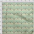 thumbnail image 3 of oneOone Cotton Poplin Fabric Swirl & Floral Block Printed Craft Fabric BTY 42 Inch Wide, 3 of 4