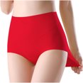 thumbnail image 4 of Womens Stretch High Waisted Seamless Underwear No Show Tummy Control Panties Soft Postpartum Full Coverage Briefs, 4 of 7