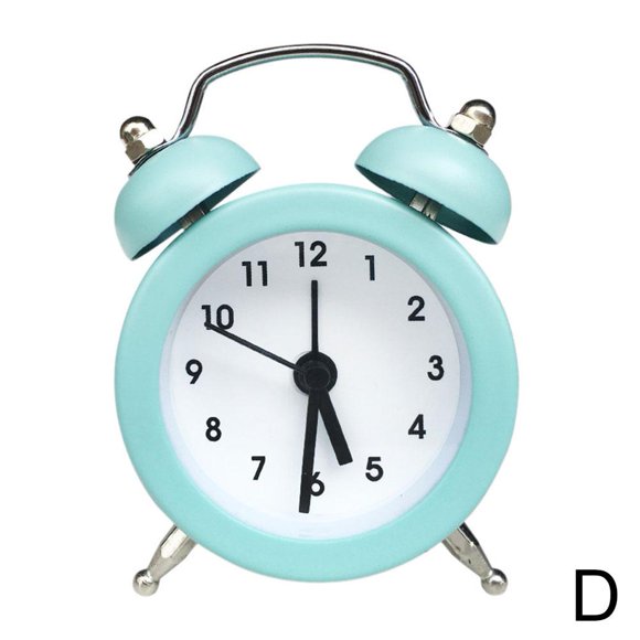 Alarm Clock Lilone Twin Bell Loud For Heavy Sleepers Yellow Light UK