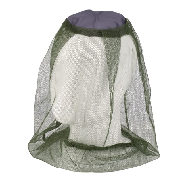 Mupvlun Filet de Tête Premium pour le Visage avec Trous Extra Fins, Couvre-Chef/masque Anti-Moustiques pour le Camping, la Randonnée, la Pêche, Protection contre les Insectes, les Insectes, les Abeilles et les Moustiques A