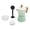 Gradient Green, variant on Italian Coffee Maker, Accessories Brewer Tool 150ml Single Valve 3 Cups with Coffee Distributor Spoon Paper Filter for Home Brewing