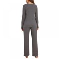 thumbnail image 4 of Ladies Casual Long-sleeved Plus Size Pajamas Suit Home Service, 4 of 7