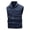 Navy, variant on Reversible Sleeveless Overalls Tops Outdoor Photographers Fishing Tops Solid Color Overalls Men's Lapels Sleeveless Hooded Casual Jackets/Coats