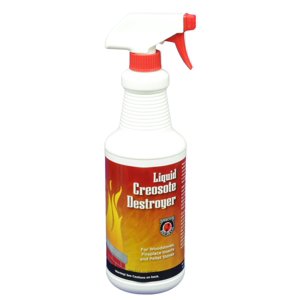 MEECOâ € TMS RED Devil 12 Créosote Détroyer Liquide 32 oz. Bouteille de pulvérisation - Élimine efficacement la créosote buildup & Aide à prévenir les incendies de cheminée - Fabriqué dans les USA
