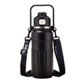 thumbnail image 2 of EGNMCR Home Decor, Room Decor 316 Stainless Steel Insulation Cup Large Capacity Double Drinking Cup Lid Insulation Cup Portable Handheld Strap Insulation Straw Cup Stainless Steel Insulated Cup, 2 of 6