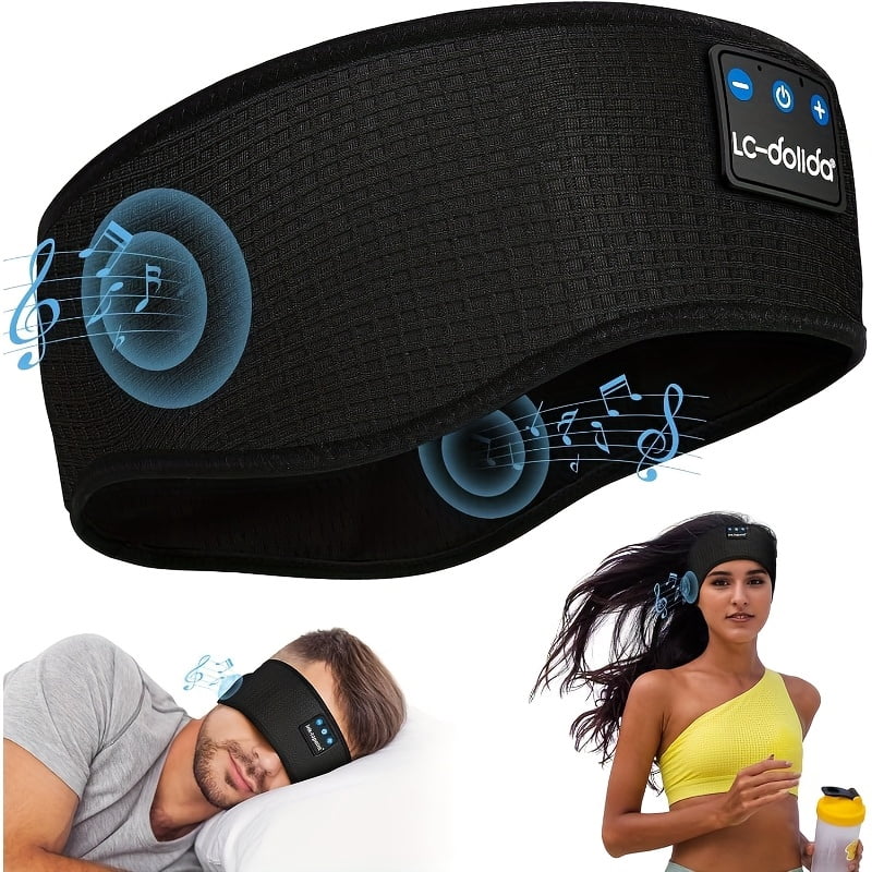 CNKOO [Wireless Sleep Earbuds] Wireless LC Dolida Sleep Earbuds | Thin HD Stereo Speakers Perfect For Side Sleeping  Sports  And Travel - Ideal Gift For Men And Women