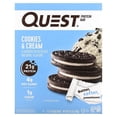 thumbnail image 1 of Quest Nutrition, Protein Bar, Cookies & Cream, 4 Bars, 2.12 oz (60 g) Each, 1 of 6