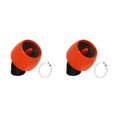 thumbnail image 1 of Youkk Intake Filter for Chopper Cruiser Bobber Orange 24-48mm 2Set, 1 of 6