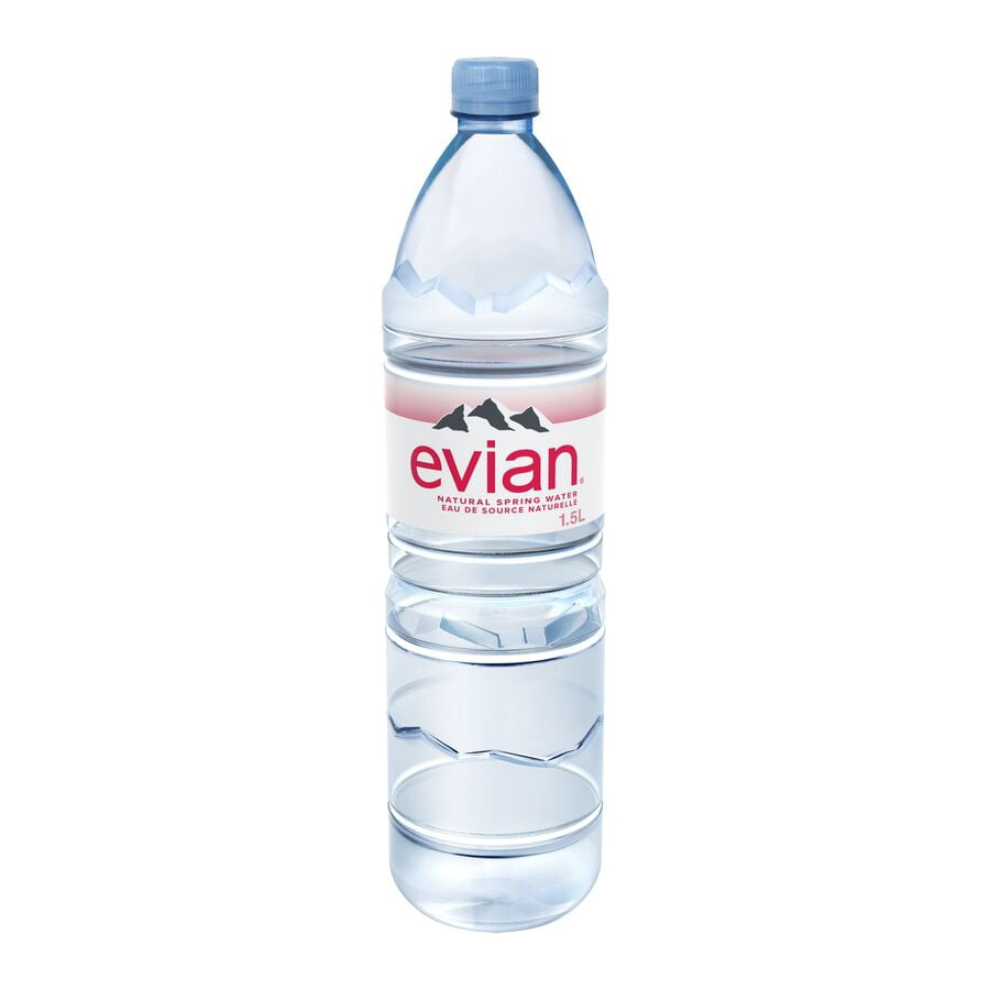 evian natural spring water 1.5 L, Bottle