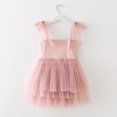 thumbnail image 4 of MIASHUI Robe à Bretelles Sans Manches avec Nœud pour Tout-Petites Filles pour et Rose, 2-3 Ans, 4 of 7
