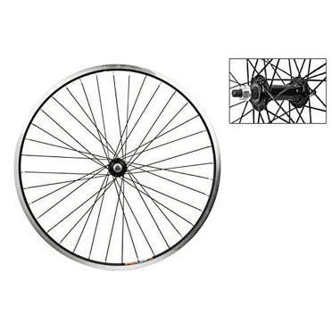 Wheel Master Front Bicycle Wheel 24 x 1.75 36H, Alloy, Bolt On, Black