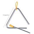 thumbnail image 2 of Musical Triangular Steel School Children  Band Percussion Instrument with Beater - 8 Inches, 2 of 9