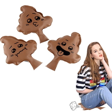 HOARBOEG Whoopee Cushion Selfinflating Whoopie Cushion Poop Shape Woopie Cushion Fart Prank Toy Funny Fart Noise Maker Props Whoopie Cushion Prank Fart Whistle Practica