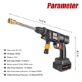 thumbnail image 3 of SUSUZI Cordless Pressure Washer, Portable Power Washer Gun with Multifunctional Nozzles and Soap Tank, 16.4FT Water Pipe Power Cleaner, 3 of 12