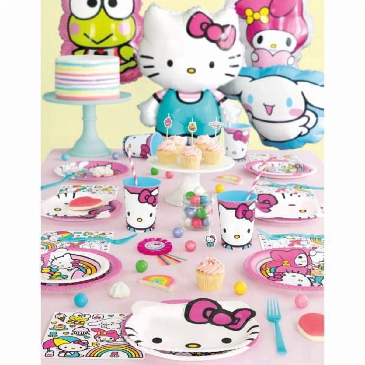 Assiettes à dessert rondes Hello Kitty 18 cm (7 po), paquet de 8, de Unique Industries