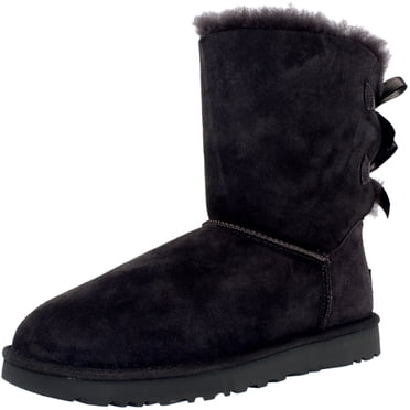 Ugg Women's Bailey Bow II Grey Ankle-High Suede Snow Boot - 8M