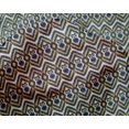 thumbnail image 4 of oneOone Silk Tabby Fabric Chevron & Swirl Ikat Fabric Prints By Yard 42 Inch Wide, 4 of 4