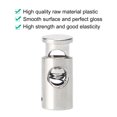 thumbnail image 4 of Unique Bargains 12 Pcs Spring Cord Locks Plastic Cord Fastener Single Hole Toggle Stoppers Sliders Silver Tone, 4 of 7