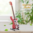 thumbnail image 1 of Instrument Model,Red Miniature Bass Guitar Miniature Bass Miniature Guitar Tried and Trusted, 1 of 9