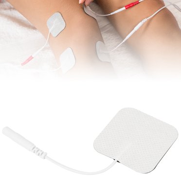 Electrode Patches,20Pcs 4x4cm 2.0 Holes Physical Therapy Electrode Pad Electrode Pad Remarkable Clarity