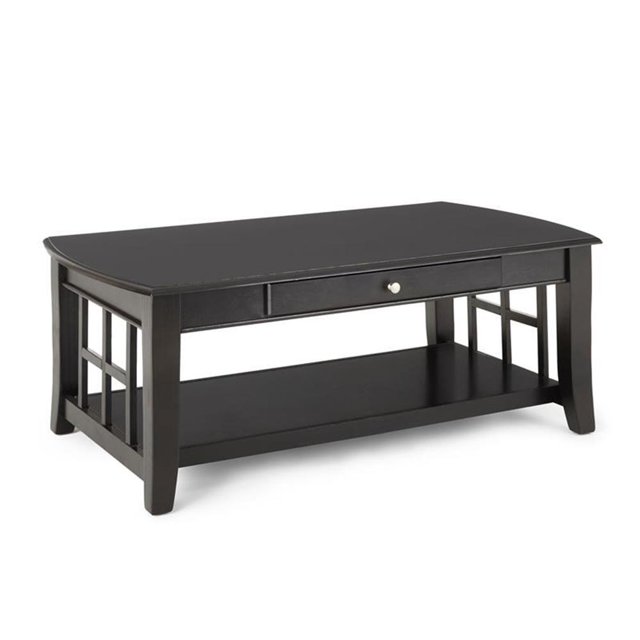 Steve Silver Company Cassidy Table de Cocktail à Dessus en Bois, Noir